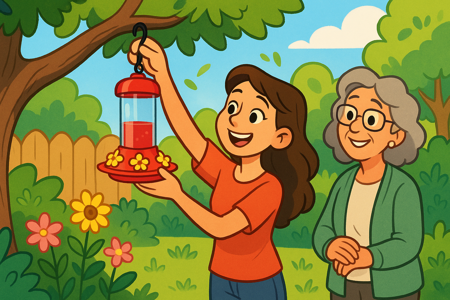 Please make it slightly cartoon-like.